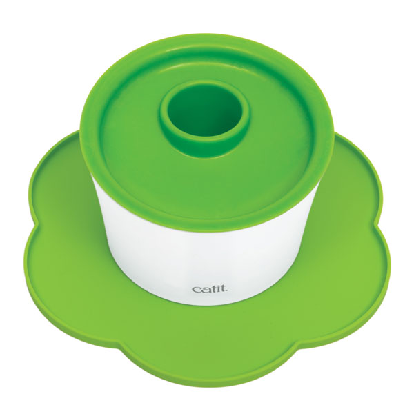 CATIT Silikonmatte Blume - 30 cm - Grün – Bild 4