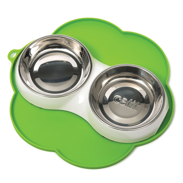 CATIT Silikonmatte Blume - 30 cm - Grün – Bild 5