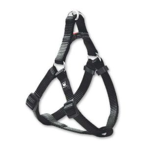 Karlie ASP Step&Go Geschirr - Schwarz - 10 mm, 36-52 cm