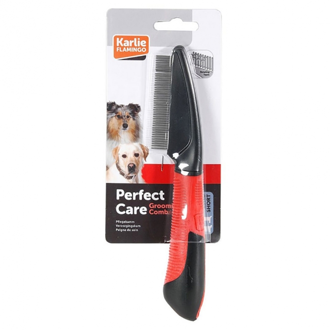 Karlie Flamingo Professional Kamm mit rotierenden Zinken - Enger Zinkenabstand – Bild 3