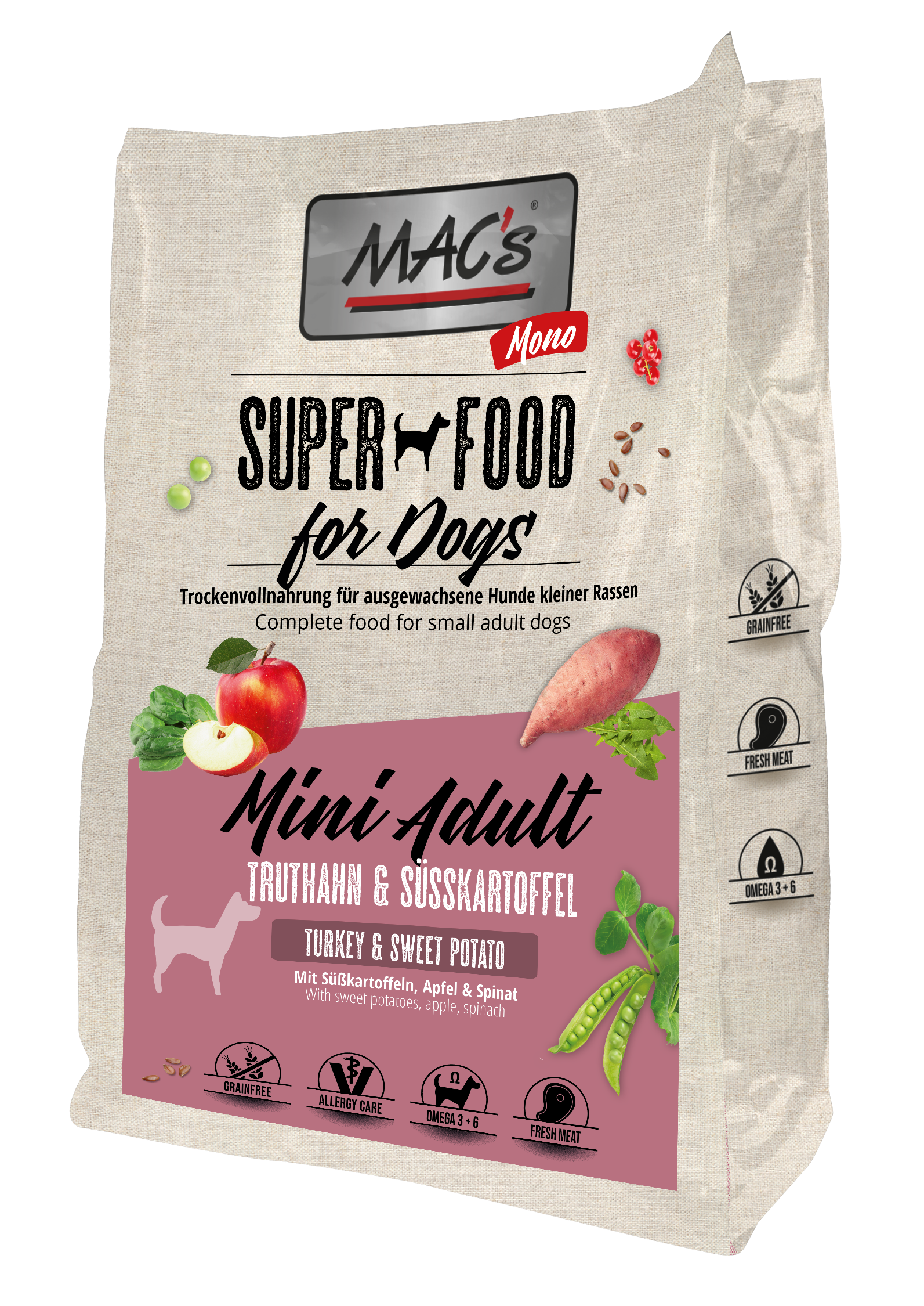 MAC's DOG Mono Mini Adult Truthahn 7kg