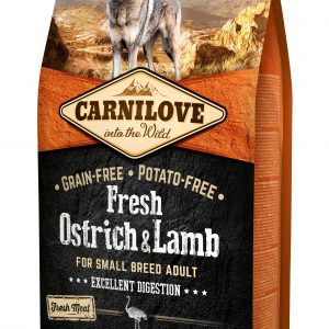 Carnilove Dog Fresh Sm Ostr+Lam 6kg